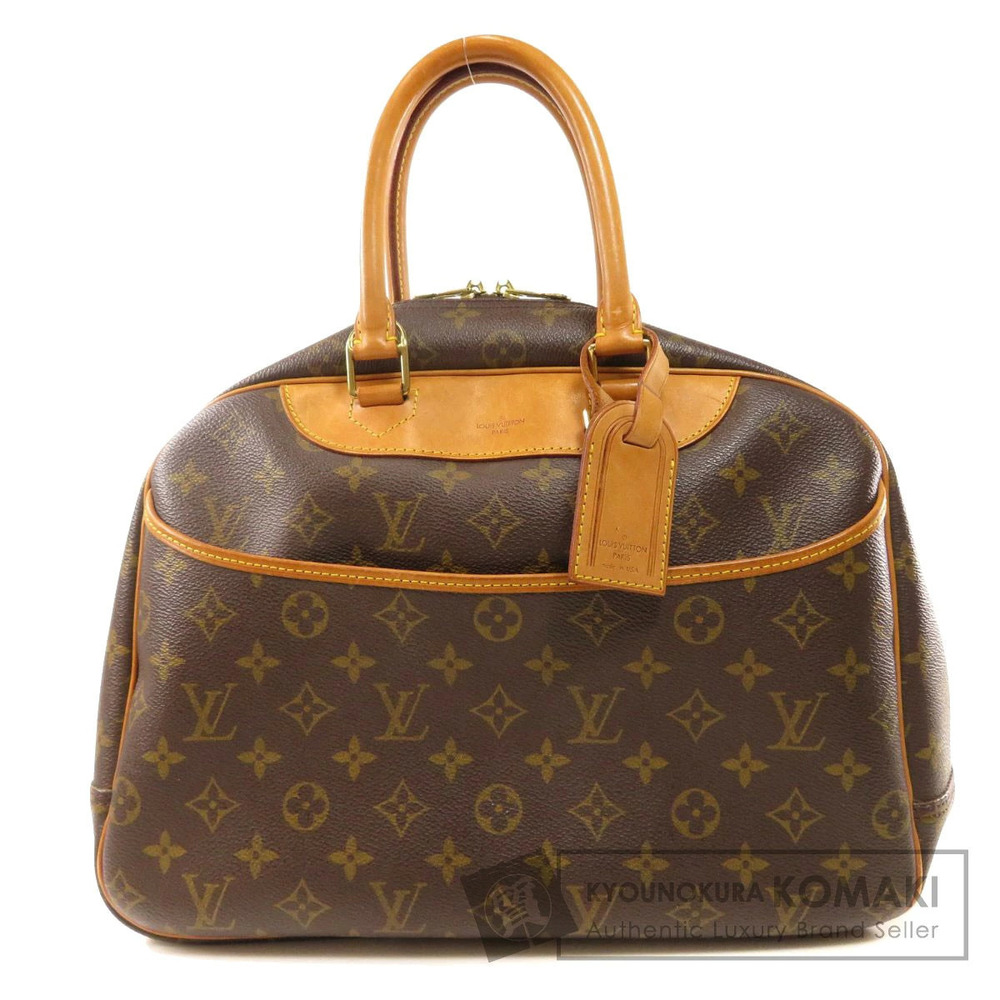Louis Vuitton Deauville Boston Bag Monogram Canvas Brown